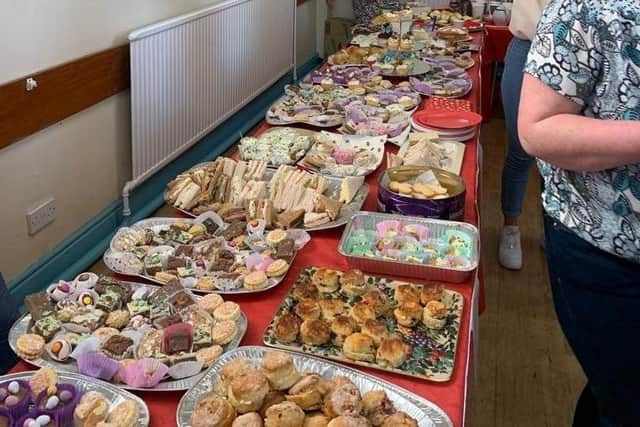 A delicious spread for the charity event