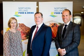 NIFDA vice chairs Ursula Lavery and Nick Whelan, left to right, pictured with NIFDA chair George Mullan