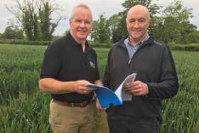 Ulster Arable Society (UAS) chairman and secretary: Bruce Steele and Robin Bolton. UAS is hosting a summer visit to counties Derry and Armagh on June 16 and 17, in conjunction with the Irish Tillage and Land Use Society