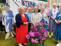 Upper Bann MP Carla Lockhart pictured with members of Waringstown WI during the anniversary celebrations.