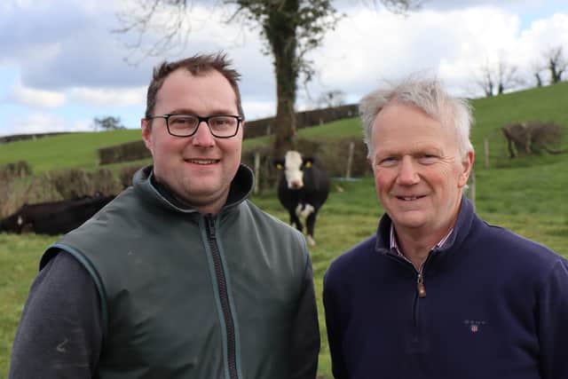 Philip & David Clarke from Augher look forward to seeing delegates from the BGS Summer Meeting who will visit their farm on 28th June