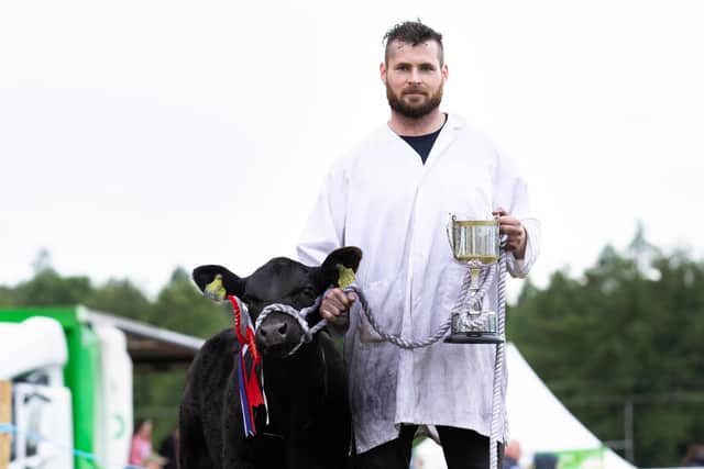 The Aberdeen Angus Ulster Champion at the 175th Armagh Show was Old Bar Pitter Patter exhibited by Caolan McBrien, Enniskillen. Picture: Mullagh Photography