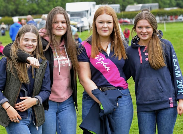 Enjoying their day out at Ballymena Show were Annie, Isobel, Emily and Grace.
