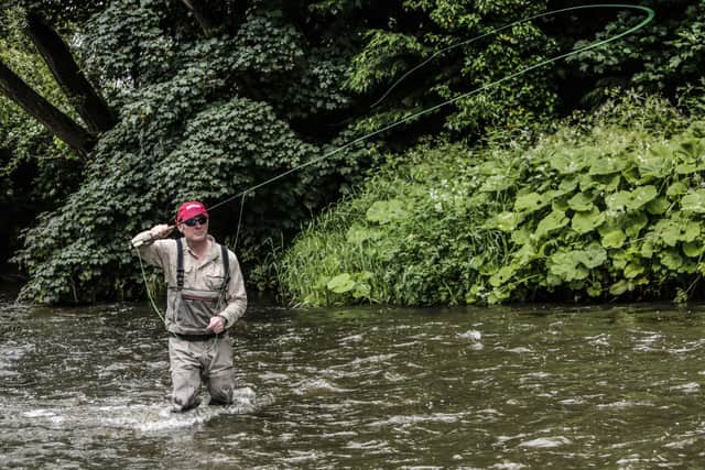 International fly fisherman and coach, Antrim based Stevie Munn, is in charge of the huge angling focus at the Game Fair at Shanes Castle.