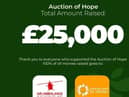 Auction of Hope raises £25,000