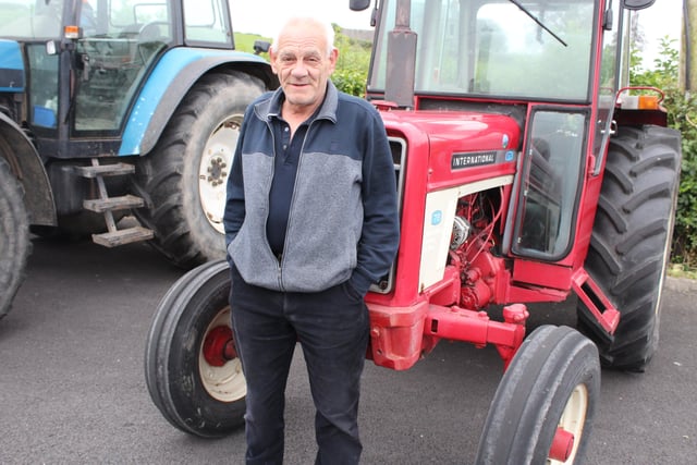 Norman McCauley supported the tractor run.