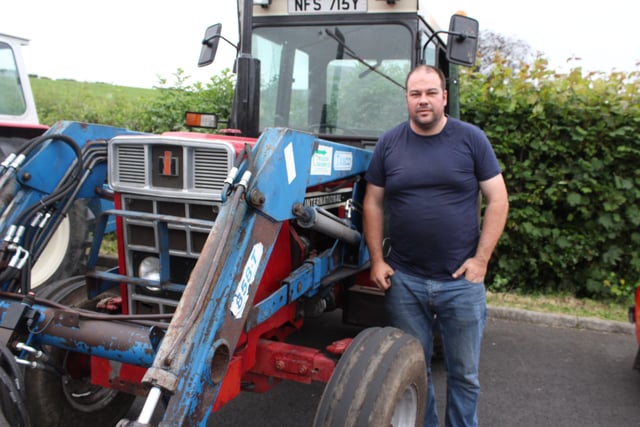 Gareth Stevenson looking forward to the tractor run at Tanvally.