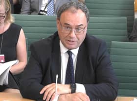 Andrew Bailey, Governor Bank of England, giving evidence to the Treasury Select Committee at the House of Commons, London, on the subject of Bank of England Monetary Policy Reports. Picture date: Monday May 16, 2022.