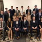 Members of Derg Valley YFC at the county dinner which was held on 22nd Octobe in The Silverbirch Hotel