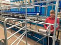 Jillian Moore in the new Delaval 12 point parlour.