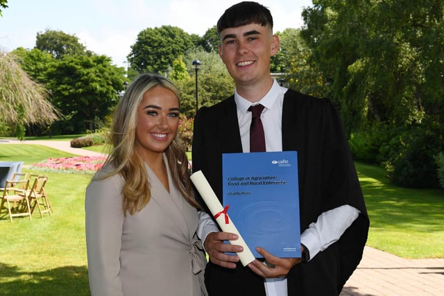 Tiarnach Magee (Castlewellan) celebrated his graduation from CAFRE with his girlfriend Aoife South. Tiarnach completed a part-time Horticulture Sportsturf Management course at Greenmount Campus, Antrim to attain his qualification.