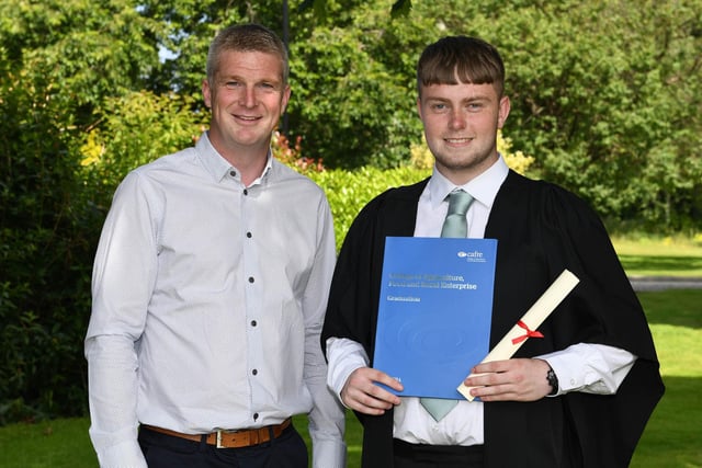 Congratulations to Bradley Marks (Belfast) who graduated from CAFRE with a Level 2 qualification in Horticulture. Bradley completed a part-time course at Greenmount Campus, Antrim to attain his qualification in Parks, Gardens and Greenspaces whilst working for Alan Kingsbury (Kingsbury Garden Services).
