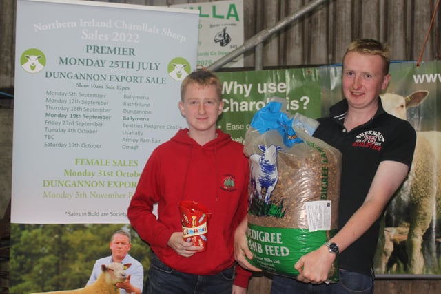 Prize Winners in the Junior Section were Robert and Luke McLaren