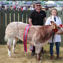 The reserve commercial beef champion at Castlewellan Show 2022 - bred
and exhibited by Robert Miller from Moneymore