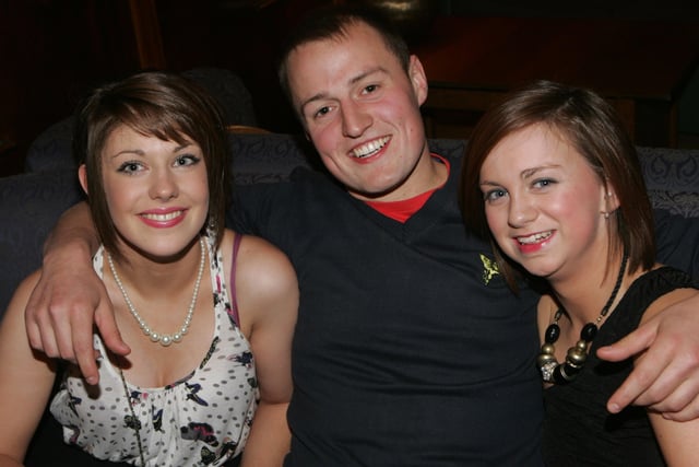 Carol Semple, David Oliver and Julie Nicholl enjoy the Co Londonderry YFC disco at the Manor Hotel in Kilrea back in 2010. Picture: Steven McAuley/Kevin McAuley (McAuley Multimedia)