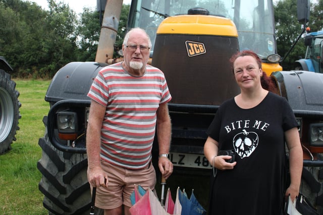 John and Helen Mercer always support the tractor runs
