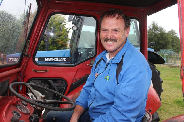 Sammy Bingham from Kilkinamurry at the tractor run