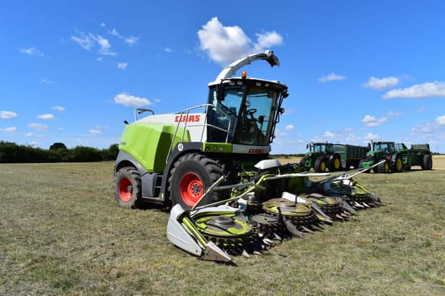 2009 Claas Jaguar 690 forage harvester, which is set to sell for £60,000 - £70,000