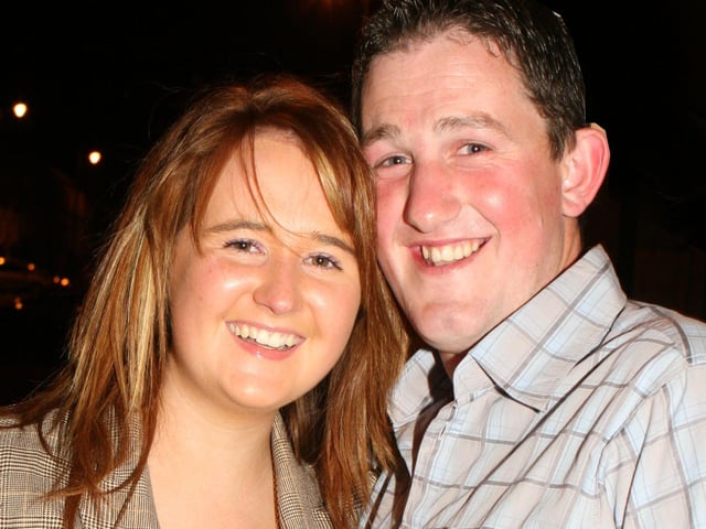 Lizzie Black and Stephen O'Kane pictured at Garvagh YFC disco in the Imperial Hotel, Garvagh. Pic Kevin McAuley