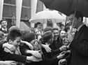 A Royal visit was a handy excuse for missing lessons at Deramore High School in March 1991 when Prince Charles paid a visit to Northern Ireland. Pictures: Trevor Dickson and Cecil McCausland/News Letter archives
