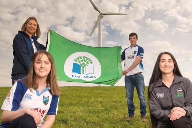 Members Elizabeth, Rachel and Jack alongside Orlagh from Grassroots
