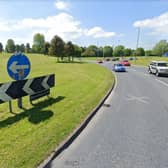 Roundabout 4 at Rushmere Craigavon. Photo courtesy of Google.