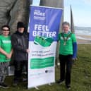 The Mayor of Causeway Coast and Glens Borough Council Alderman Mark Fielding pictured at East Strand in Portrush with Move More Co-ordinator Catherine King, Mary McDonald and Derek McDonald.