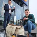 Pictured celebrating the new partnership is Gary Murray, Head of Buying at Lidl Ireland and Lidl Northern Ireland and Alf Walker, Business Development Manager at SlumberJack Coffee.