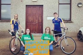 Left to to right, Rachel Smith, Ellie Henry,  Courtney McMullan and Craig Henry