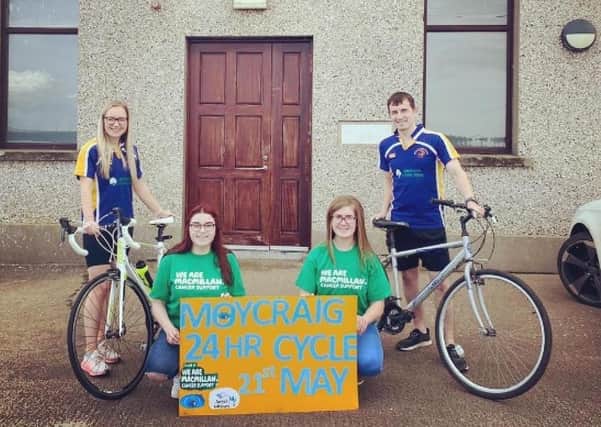 Left to to right, Rachel Smith, Ellie Henry,  Courtney McMullan and Craig Henry