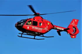 Charity air ambulance. McAuley Multimedia image