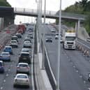 Roadworks on the M2 motorway in August 2009. Picture: Brian Little/News Letter archives