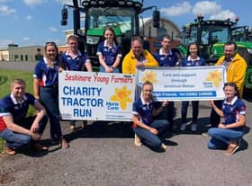 Recently Seskinore YFC held their annual tractor run with all proceeds going to Marie Curie and all raffle proceeds going to Jemma McGowan to help her get to Mexico for vital treatment