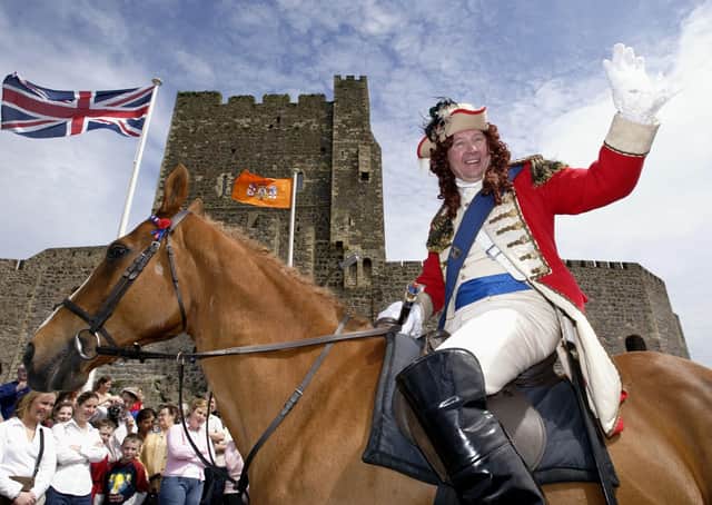 Carrickfergus re-enacted one of history's great occasions in 2002 when the town celebrated the 312th anniversary of the landing of King William III.