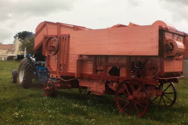 Ruston and Hornsby Thresher (restored)