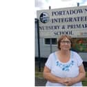 SDLP MLA Dolores Kelly who has been campaigning for a new build for Portadown Integrated Nursery and Primary School.