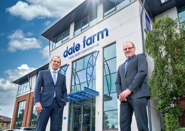 Dale Farm Group Chief Executive Nick Whelan and Chairman Fred Allen
