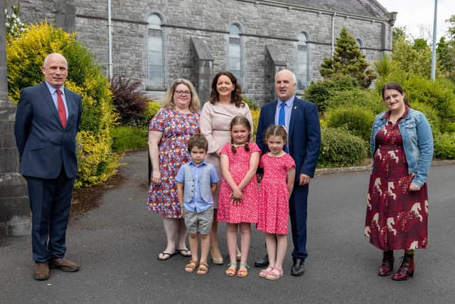 Pictured (left to right) are Ann and Niamh McCormack, a Director of Embrace Farm from Ballymitty, Co. Wexford, with Brian and Norma Rohan, Embrace Farm founders and Angela Hogan, Nenagh, Co. Tipperary also a Director of Embrace Farm.