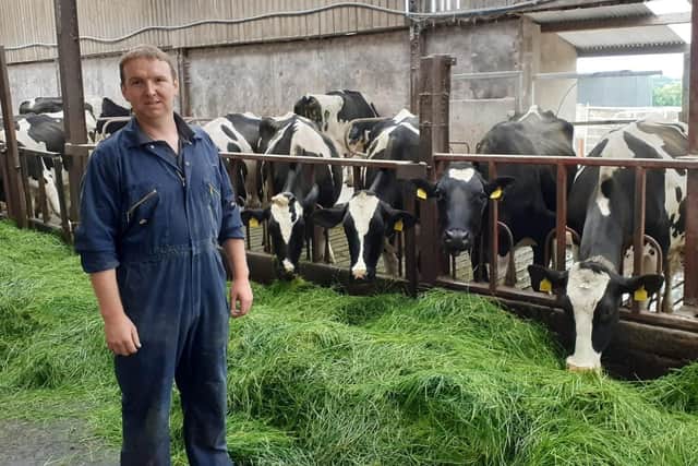 Andrew McClelland from Cookstown pictured on his work farm recently completed the Agricultural Business Operations (Level 2) in Dairying course with CAFRE and would encourage anyone interested in the Level 2 course to make sure that they do not miss the 31July closing date for applications.
