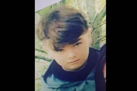 Dylan Heasty aged 14 who has gone missing from Lurgan, Co Armagh.