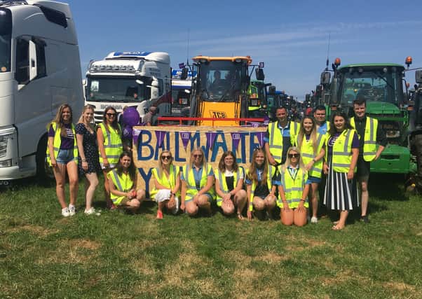 Ballywalter YFC would like to thank every driver and spectator who turned up to support the club’s charity tractor run in aid of Action Mental Health on a very sunny Sunday last weekend. The club had a great turnout of 198 vehicles. Remember to keep an eye out for our upcoming summer activities