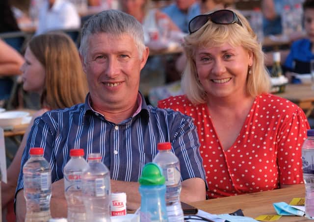 Malcolm and Caroline McLean, Donaghmore at the Holstein NI Charity Auction and BBQ in Dungannon. Photograph: Columba O'Hare/ Newry.ie
