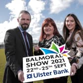 Pictured (L-R) at Balmoral Park, Lisburn are Stuart McClean, Company Director, MIS Group, Jenny McNeill, Business Development Executive, RUAS and Jessica Lee, Marketing and Business Development Executive, MIS Group.