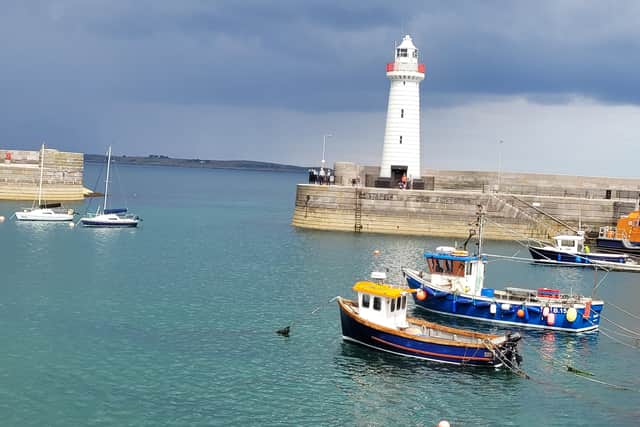 Donaghadee harbour and lifeboat pictured in early August 2021. Picture: Darryl Armitage