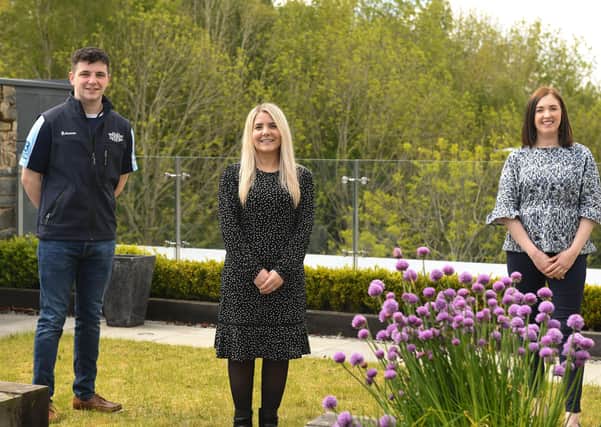 Martin Rodgers, Young Farmers’ Clubs of Ulster, Emma Curistan, Finnebrogue Artisan, and Dr Lynsey Hollywood, Food and Drink Business Development Centre, Ulster University