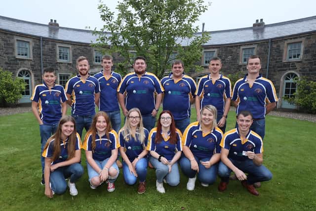 Members of Moycraig YFC who attended the QAVS presentation event.PICTURE STEVEN MCAULEY/MCAULEY MULTIMEDIA