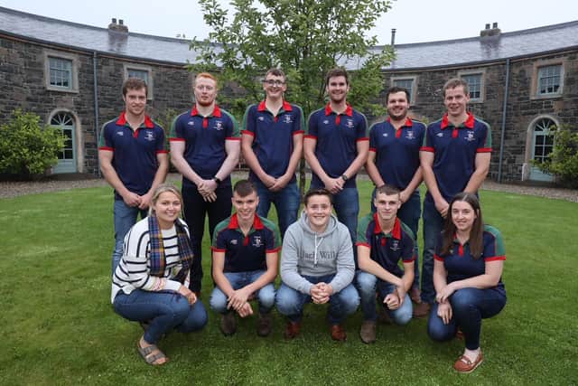 Members of Finvoy YFC who attended the QAVS presentation event.PICTURE STEVEN MCAULEY/MCAULEY MULTIMEDIA