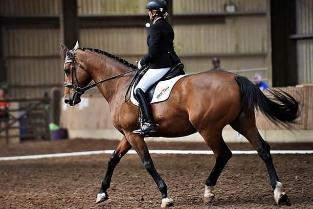 A second place for Ashby and Yvette Truesdale - Photo by Equi-Tog