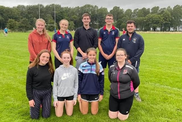 Members of Finvoy YFC who took part in the rounders
