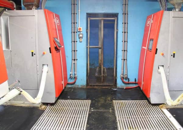 The layout at Watton Farms, Ballybogey, features two Lely Astronaut A5 robots installed back-to-back in a central control room. Picture: Julie Hazelton